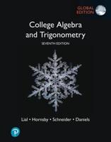 Tool ISBN for Pearson MyLab Math - Instant Access - For College Algebra and Trigonometry, Global Edition
