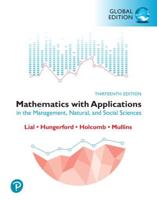 Course ISBN for Pearson MyLab Mathematics - Instant Access - For Mathematics With Applications In the Management, Natural and Social Sciences, Global Edition