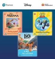 Pearson Bug Club Disney Year 1 Pack B, Including Decodable Phonics Readers for Phase 5: Moana: The Kite Festival, Toy Story: Buzz's Trip to Planet Zurg, Luca: A Gift for a Friend