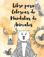 Libro Para Colorear De Mandalas De Animales