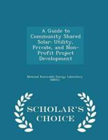 A Guide to Community Shared Solar