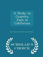 A Study in Country Jails in California - Scholar's Choice Edition