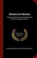 Measure For Measure