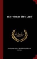 The Technics of Bel Canto