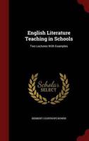English Literature Teaching in Schools