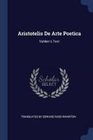 Aristotelis De Arte Poetica