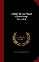 History of the Parish of Banchory-Devenick