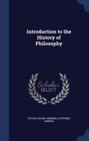 Introduction to the History of Philosophy