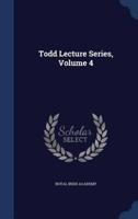 Todd Lecture Series, Volume 4
