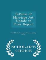 Defense of Marriage ACT