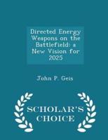 Directed Energy Weapons on the Battlefield