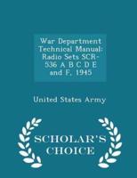 War Department Technical Manual