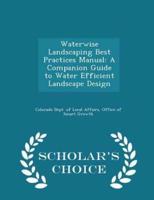 Waterwise Landscaping Best Practices Manual