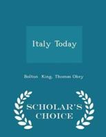 Italy Today - Scholar's Choice Edition