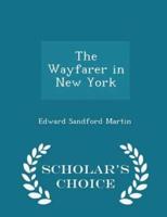 The Wayfarer in New York - Scholar's Choice Edition