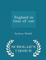England in Time of War - Scholar's Choice Edition