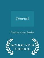 Journal. - Scholar's Choice Edition