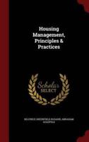 Housing Management, Principles & Practices