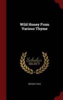 Wild Honey From Various Thyme