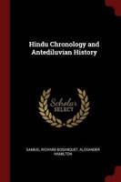Hindu Chronology and Antediluvian History