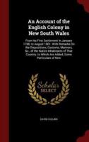 An Account of the English Colony in New South Wales