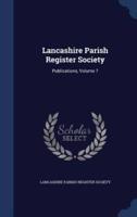 Lancashire Parish Register Society