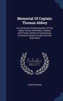 Memorial Of Captain Thomas Abbey