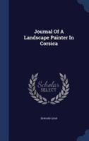 Journal Of A Landscape Painter In Corsica