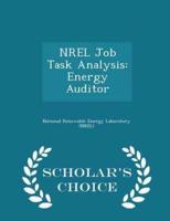 Nrel Job Task Analysis