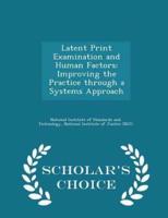Latent Print Examination and Human Factors