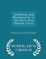 Instability and Nonlinearity in the Euro-Area Phillips Curve - Scholar's Choice Edition