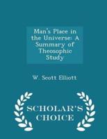 Man's Place in the Universe