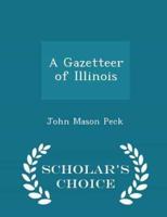 A Gazetteer of Illinois - Scholar's Choice Edition