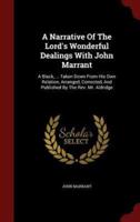 A Narrative Of The Lord's Wonderful Dealings With John Marrant