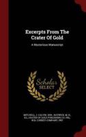 Excerpts from the Crater of Gold