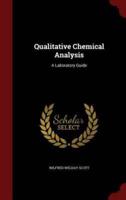 Qualitative Chemical Analysis