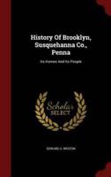 History of Brooklyn, Susquehanna Co., Penna
