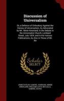 Discussion of Universalism