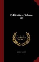 Publications, Volume 12