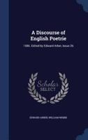 A Discourse of English Poetrie