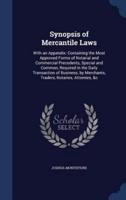 Synopsis of Mercantile Laws