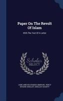 Paper On The Revolt Of Islam
