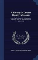 A History Of Cooper County, Missouri