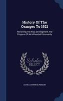 History Of The Oranges To 1921