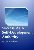 Success As A Self-Development Authority