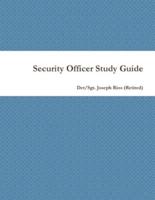 Security Officer Study Guide
