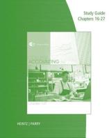 Study Guide With Working Papers for Heintz/Parry S College Accounting, Chapters 1-27, 22nd