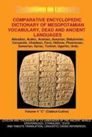 V4.Comparative Encyclopedic Dictionary of Mesopotamian Vocabulary Dead & Ancient Languages