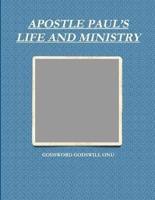 Apostle Paul's Life and Ministry