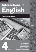 Interactions in English 4Eme Teacher's Guide